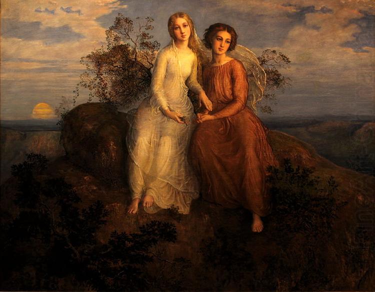 Louis Janmot Poem of the Soul  One evening china oil painting image